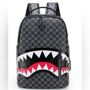 NWT Designer Shark Backpack